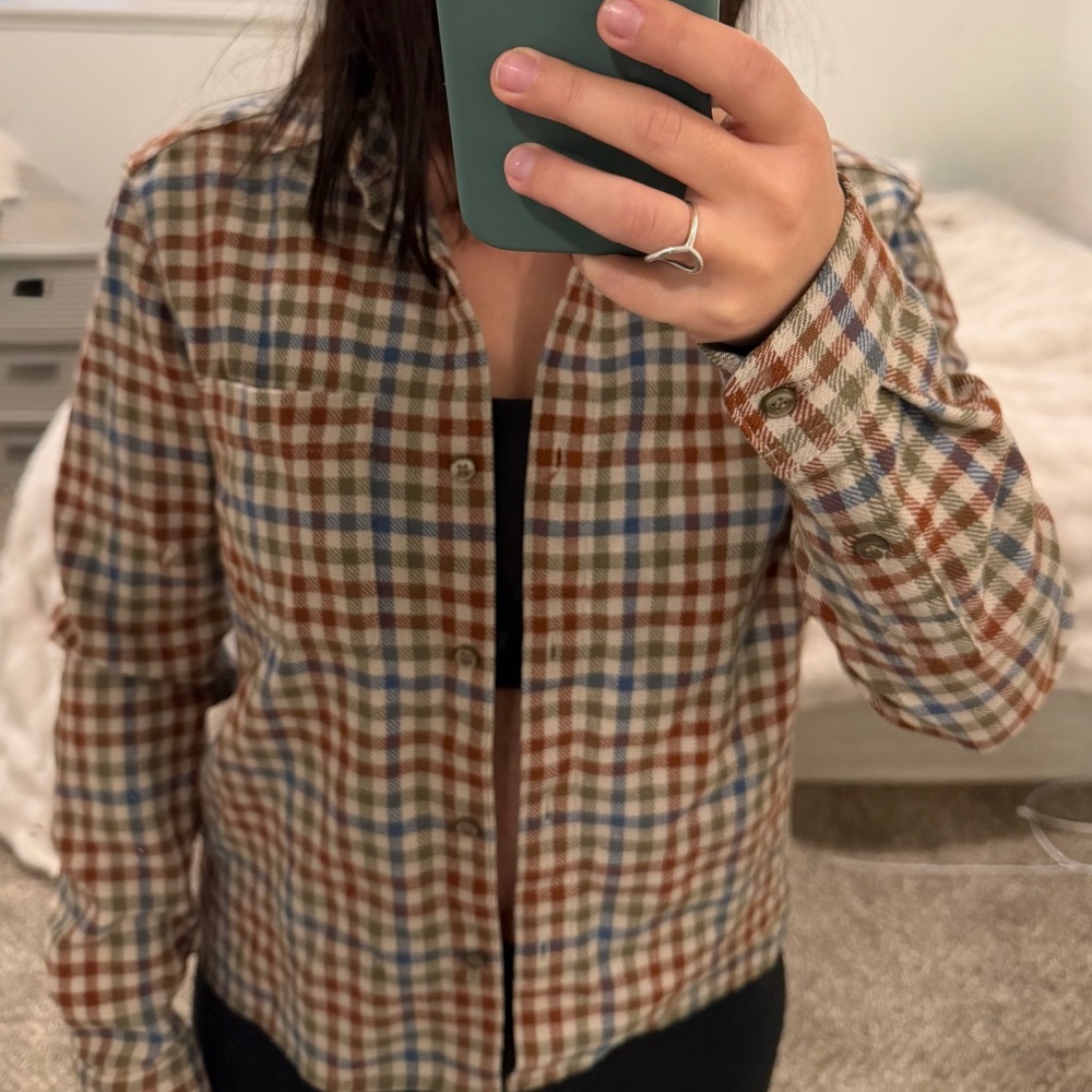 Pendleton Multicolor Plaid Button-Down Shirt - image 1